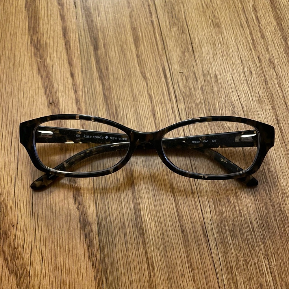 Kate Spade Sheba Flecked Tortoiseshell Eyeglasses Frames